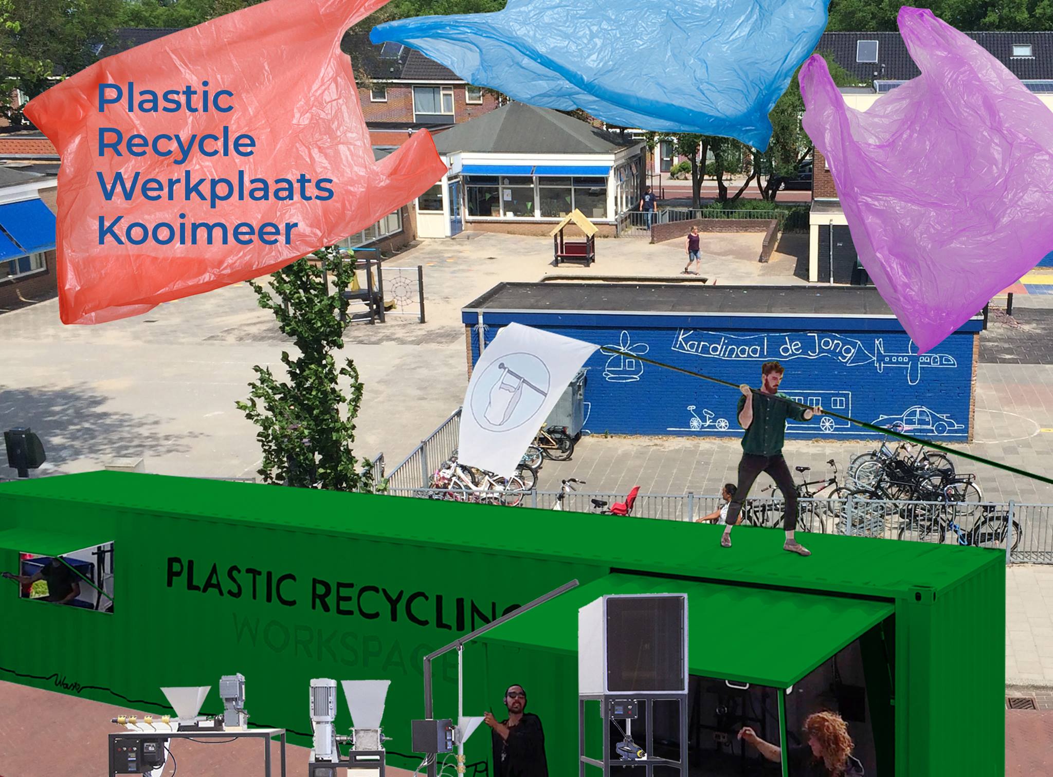 De Plastic Recycle Werkplaats Kooimeer